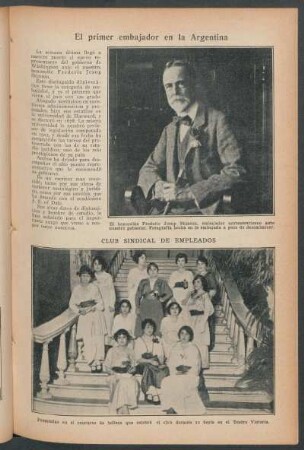 El primer embajador en la Argentina
