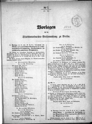 No. 1 (1-2), 30. Dezember 1878