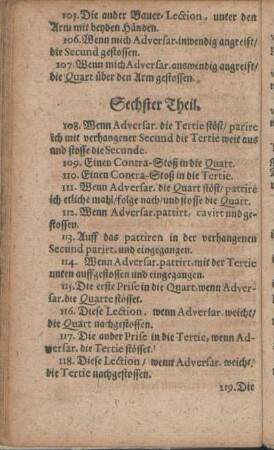 Sechster Theil.