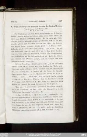 X. Reise von Jerusalem nach der Ostseite des Todten Meeres.