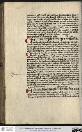 De nomine. Cornelius interpretatur intelligens circumcisionem, ipse enim intellexit intelligendo servavit circumcisionem a superfluis licitis etiam et necessariis...