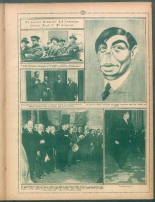 El nuevo ministro del Interior, doctor José P. Tamborini