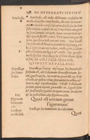 Quod est tertium genus Figurarum?