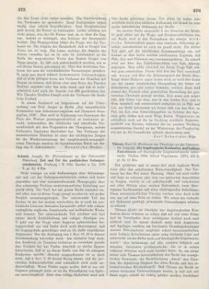 275-276 [Rezension] Schmid, Josef, Zeit und Ort der paulinischen Gefangenschaftsbriefe