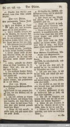 Der 138. Psalm. Dancksagung für GOttes Güte