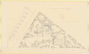 Grünflächen am Feierabendhaus, Marl: Lageplan mit Gartenplan 1:500