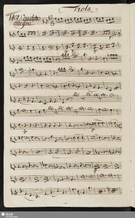 1401. Quintetto: Lontani miei signori / Schuster, J.