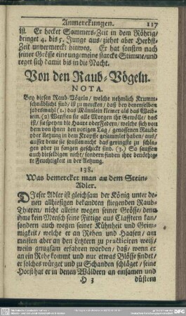 Von den Raub-Vögeln