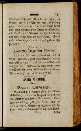 Vom Gemüse.