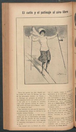 El cutis y el patinaje al aire libre - [Publicidad]