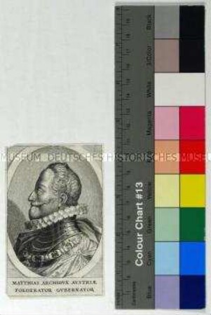 Porträt von Matthias römisch deutscher Kaiser und Erzherzog von Österreich