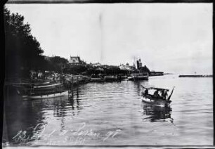 Hafen und Uferpromenade von Evian