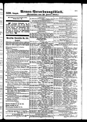 339.Ausgabe. Montag, 25. Januar 1915