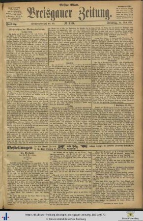 24.05.1891 (Erstes Blatt)