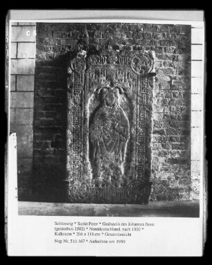 Grabstein des Johannes Bose (gestorben 1502)