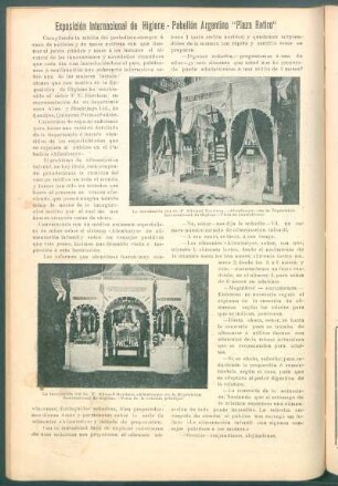 Exposición Internacional de Higiene - Pabellón Argentino "Plaza Retiro"