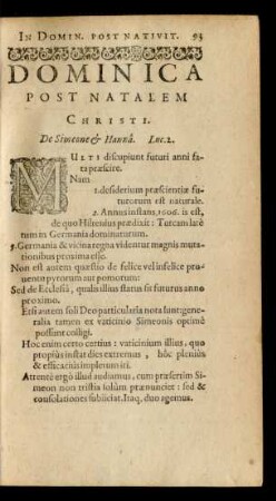 Dominica Post Natalem Christi.