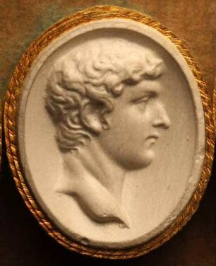 Profilbildnis des Germanicus (Daktyliothek, Das Alterthum nach Lippert und Visconti)
