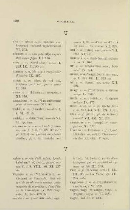 422-429, U-Z, Addenda