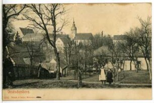 Deutschenbora. Blick zur Kirche