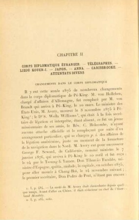 Chapitre II. Corps diplomatique étranger. ...