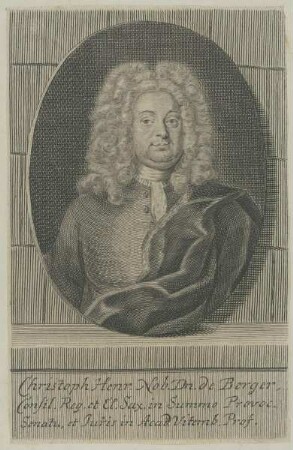 Bildnis des Christoph Henr. de Berger