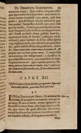 63-72, Caput XII - XIII