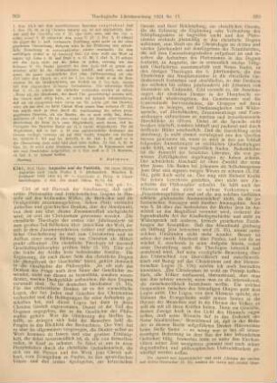 369-371 [Rezension] Eibl, Hans, Augustin und die Patristik