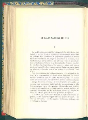 El Salón Nacional de 1914