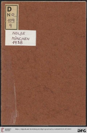 Emil Nolde : Gemälde : Juli 1928
