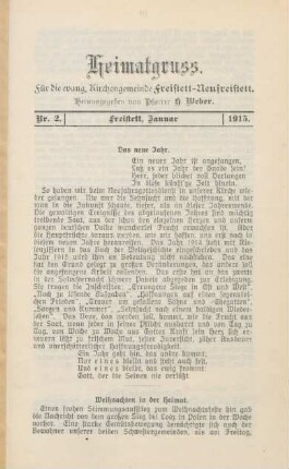 2.1915: Heimatgruß