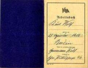 Arbeitsbuch von Kurt Wolf