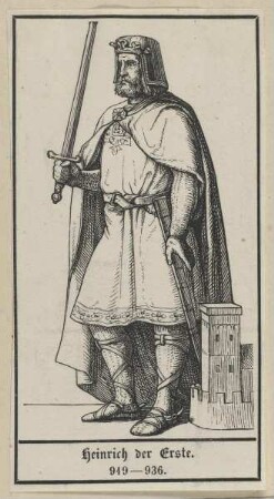 Bildnis des Heinrich I., König des Heiligen Römischen Reiches