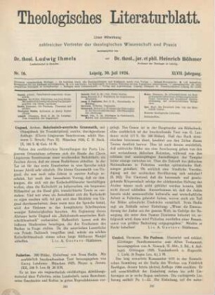 241 [Rezension] Ungnad, Arthur, Babylonisch-assyrische Grammatik mit Übungsbuch