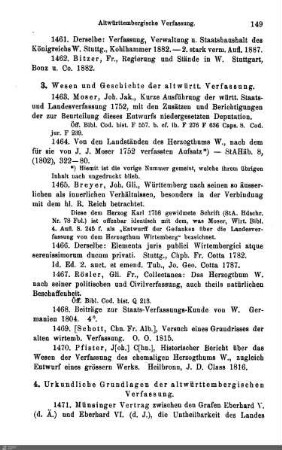 4. Urkundliche Grundlagen der altwürtt. Verfassung
