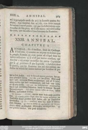 XXIII. Annibal.