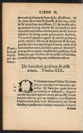 De haeredum qualitate, & differentia. Titulus XIX.