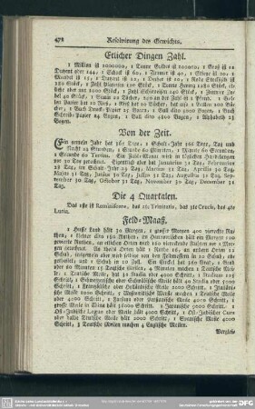 Etlicher Dingen Zahl