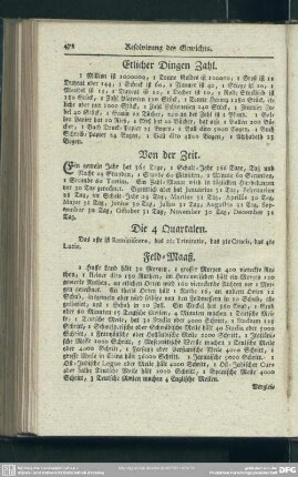 Etlicher Dingen Zahl
