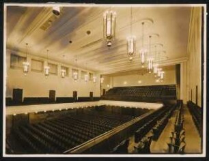 Landestheater im Reichsdankhaus, Schneidemühl: Ansicht Zuschauerraum