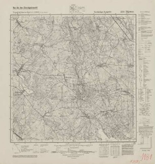 2585 Elgenau, Topographische Karte 1:25000 (4cm - Karte)