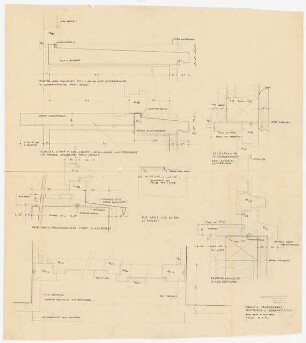 Fa. Thonet, Frankenberg/Eder Thonet-Siedlung: Türdetails 1:1