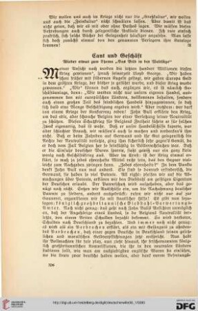 30: Cant und Geschäft : wieder etwas zum Thema "Das Bild in der Weltlüge"