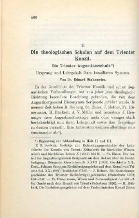 466-504 Die theologischen Schulen auf dem Trienter Konzil