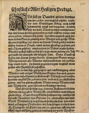 Exodvs Evangelica. Oder Wittembergischer Aller Heiligen Tag : Eine Christliche Predigt, ... Gehalten ... Anno 1587