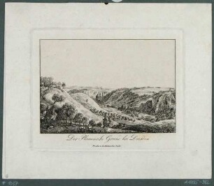 Blick in den Plauenschen Grund mit der Königsmühle