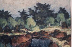 Ausstellung von Werner Respondek und Renate Deitert: Ölgemälde von Werner Respondek