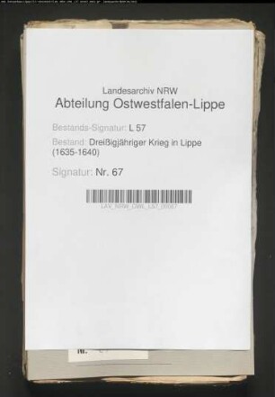 Lippe-Brakische Kriegsdrangsale