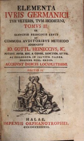 Elementa Ivris Germanici Tvm Veteris, Tvm Hodierni, 2