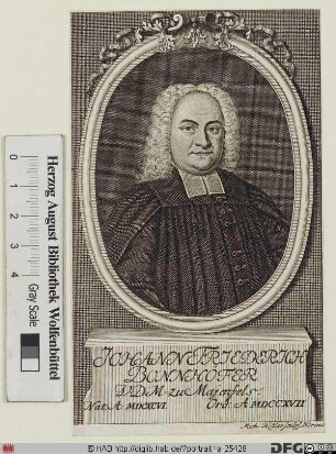 Bildnis Johann Friedrich Bonnhöfer
